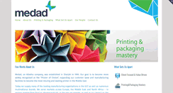 Desktop Screenshot of medadprinting.com